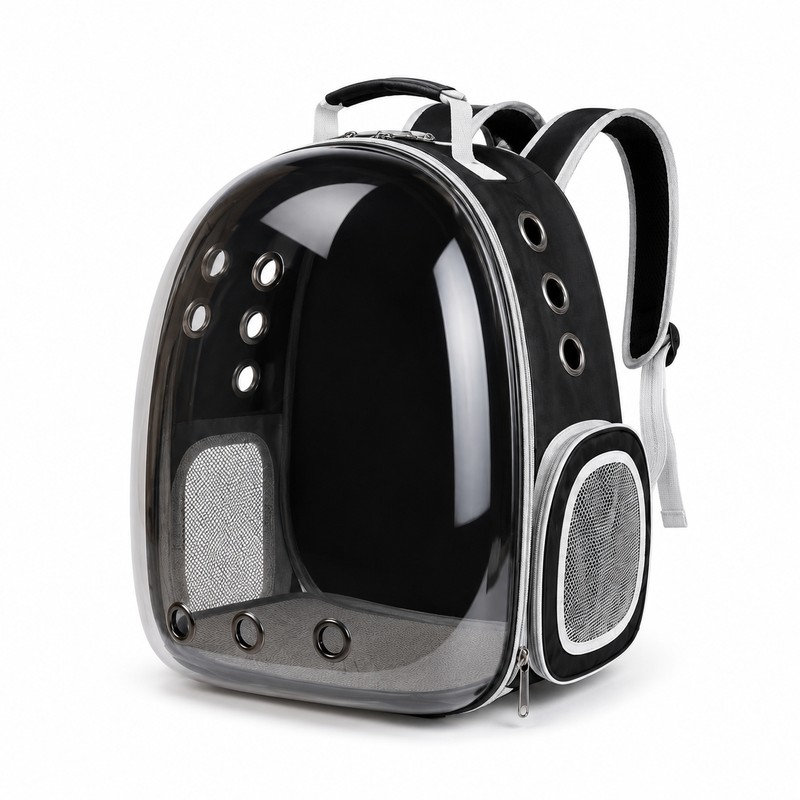 Transparent Pet Carrier Backpack for Travel – Ventilated Bubble Design