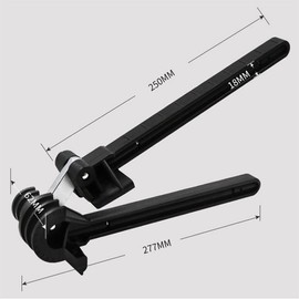 180° 4 in 1 Tube Pipe Bender for 3/16 1/4 5/16 3/8 Brake Line Tube Bending Tool