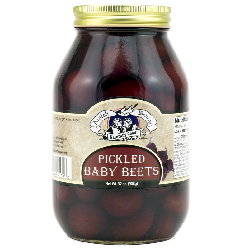 Amish Wedding Pickled Baby Beets 32oz (Pack of 2)