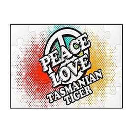 Makoroni -Peace Love Tasmanian Tiger - Jigsaw Puzzle 30 pcs, DesM46