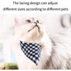 2 Pack Dog Bandana,Cat Bandanas,Washable Adjustable Triangle Pet Scarf Bibs