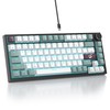 Mosptnspg 75% TKL Wired Mechanical Keyboard,RGB Backlit Gasket Mount 82