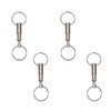EDOBLUE 4 Pack Quick Release Detachable Pull Apart Keychain Pull-Apart