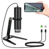 Cainda USB Digital Microscope Compatible with iOS and Android Devices,