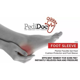 Alayna Plantar Fasciitis Silicone Heel Cushion Sleeve (2-Pack)