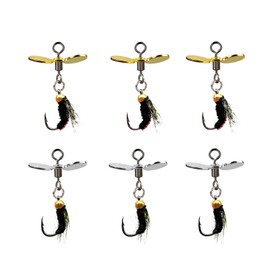 Fly Fishing Lures Kit - Fishing Lures for Bass - Swim Baits Lures Bass, Fishing Stuff, Hand-Tied, Realistic Design for Men A Wide Range of Waters