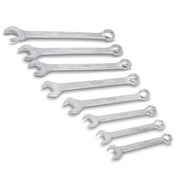 OEMTOOLS 22120 8 Piece Combination Wrench Set | 21, 22,