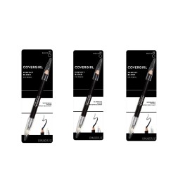 COVERGIRL 3 X COVERGIRL Perfect Blend By Perfect Point Plus Eye Pencil #100 Basic Black