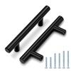 Probrico 15 Pack Black Cabinet Handles 3 Inch Hole Centers