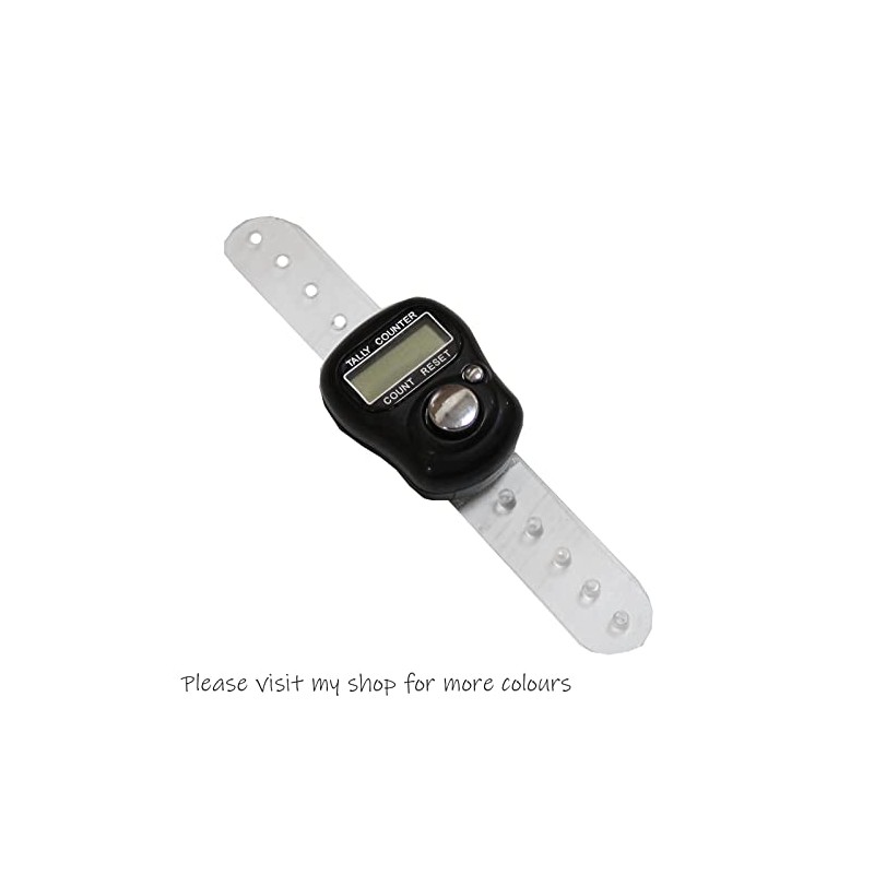 Digital Row Counter Register or Sports Lap Number Tally Black