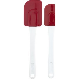 Good Cook Classic, Espátulas de silicón , juego de 2, Rojo