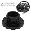 Keenso Car Steering Wheel Hub, Steering Wheel Adapter Black Precise