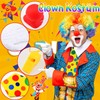 Cheloveer 5 Pieces Clown Costume, Clown Costume, Children's Clown Accessories,