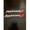 Andreani USA Shocks for Harley Davidson 2pc STICKER Set