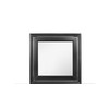 HomeRoots 38" Gray Square Wood Framed Accent Mirror
