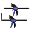WORKPRO 9" Track Saw Clamps, Quick Release Track Saw Guide
