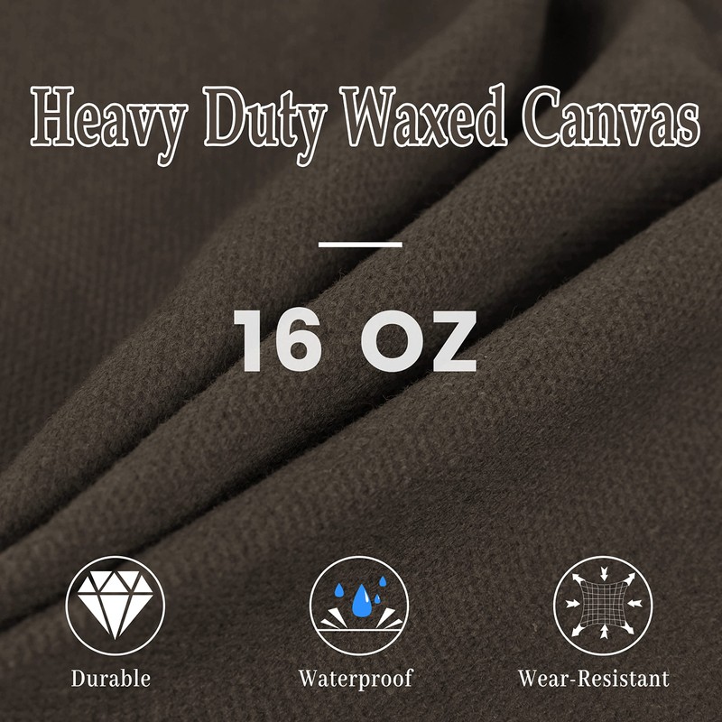 Wrench Set Roll, Heavy Duty 16 oz Waxed Canvas Tool
