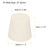 sourcing map Rubber Tapered Plug 25mm to 33mm Solid Test