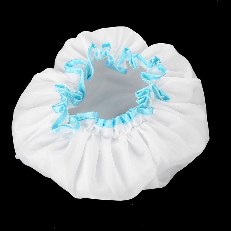 Double Layer Waterproof Shower Cap Thickening Elastic Women Bath Hat