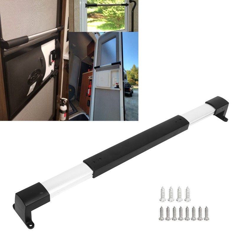 RV Screen Door Cross Bar 21‑5/8in to 28‑5/8in Adjustable Aluminum