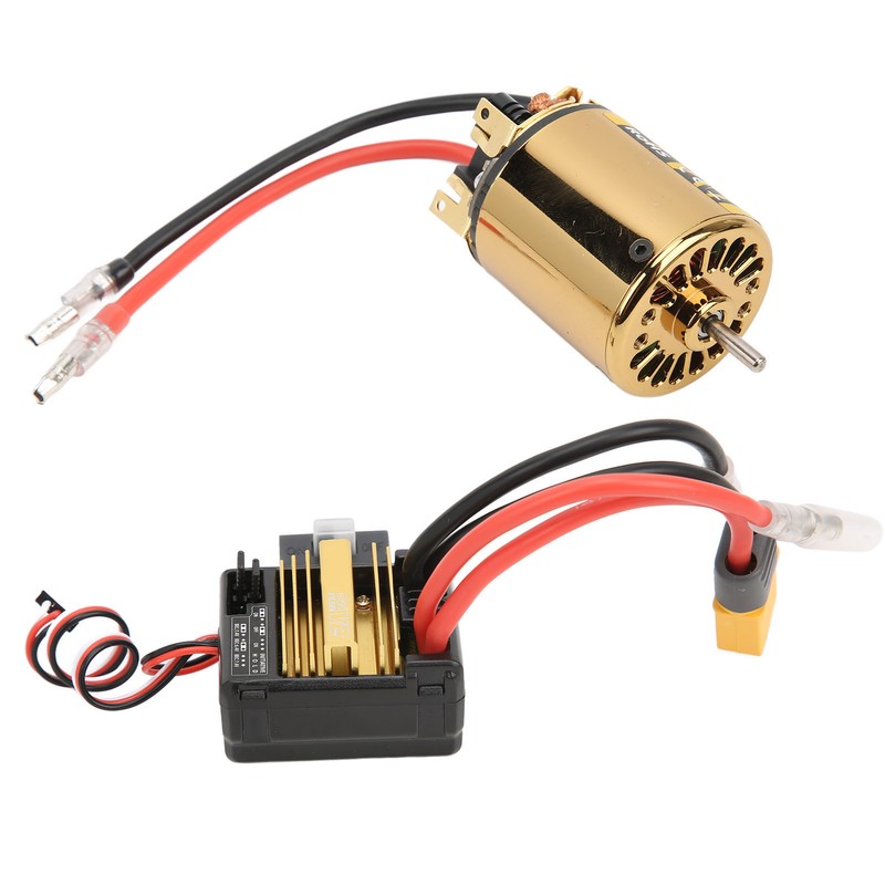 RC 540PLUS V2 5 Slot Brushed Motor Set with 80A