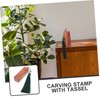 DOITOOL Versatile Seal Stamp with Tassel DIY Craft Tool for