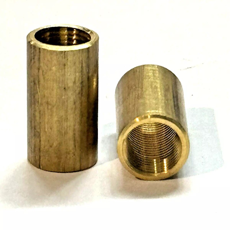 Lot of 2 unf Solid Brass 7/8" tall Neck Barrel