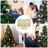 ZANZER 40 Pcs Christmas Baubles Ball Gold Glitter Christmas Ball