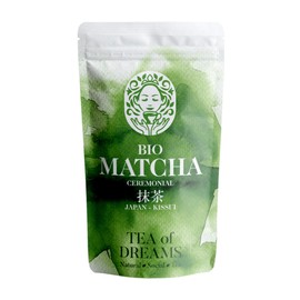 Matcha Powder Organic for Tea and Matcha Latte - Premium Ceremonial Grade from Japan - Original Kissui Matcha Green Tea - 30 g