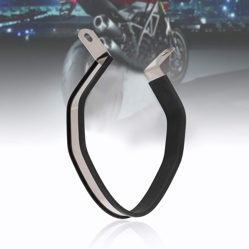 QANYEGN Motorcycle Exhaust Hanger, Hexagon Muffler Pipe Silencer Hanger, Motorcycle