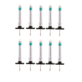 Leadigol 10PCS Tire Tread Depth Gauge,25mm Measuring Pattern Color Coded Cylindrical Test Pen Measure Pen Tire Depth Gauge Tester