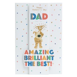 Boofle | Father's Day Card for Dad | Card for Dad, Grandad, Husband | Him, Boys, Men | Cute Design | With Envelope | 149x229 mm