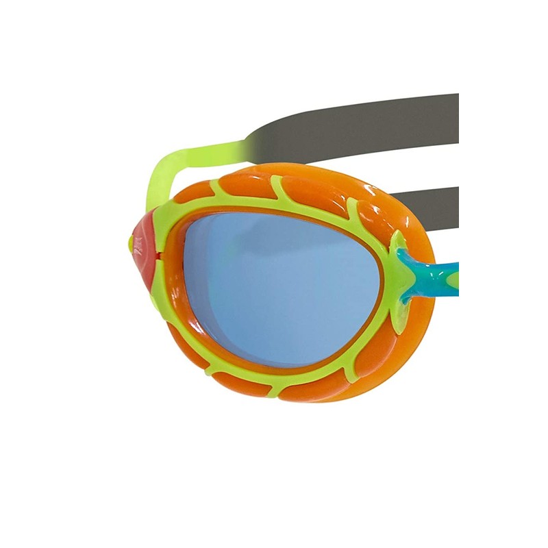 Zoggs Unisex Youth Predator Junior Swimming Goggles, Orange & Red/Grey