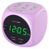 HANNLOMAX HX-702C Digital Clock with Dual Alarm, 0.7" Green LED