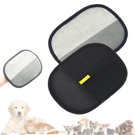 2PCS Static Removal Gloves Pet Hair, Pet Hair Removal Glove, Double Sided Pet Grooming Gloves, Dog Washing Glove, Cat Grooming Glove, Dog Cat Hair Remover for Washing, Deshedding (2pcs)