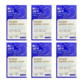 Chong Kun Dang Stomach Health Helicobacter Stomach Health N Efficacy Helicobacter Pylori Spanish Licorice Powder Powder Extract 6 units / 종근당 위건강엔 헬리코박터 위건강앤 효능 효과 헬리코박터균 스페인감초 분말 가루 추출물 6개
