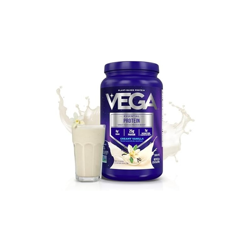Vega Original Protein Vainilla, Ideal para Batidos y Repostería, 921