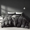 Saisier Grey Goose Feathers Down Comforter Queen Size, Premium All