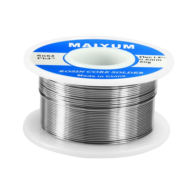 MAIYUM 63-37 Tin Lead Rosin Core Solder Wire for Electrical