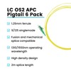 trueCABLE Simplex LC Angled Physical Contact OS2 Singlemode PVC (LSZH)