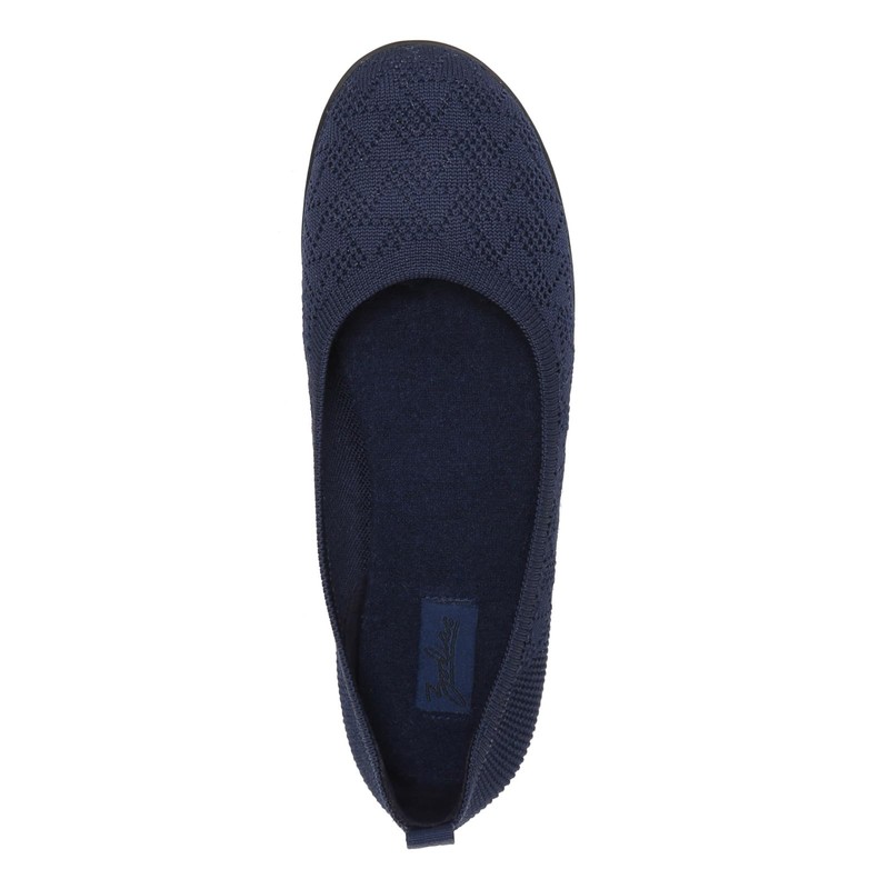 ZODIAC Camden-1 - Zapatos Planos de Punto para Mujer, Azul