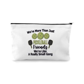 Pickleball Gifts Makeup Bag for Women Girls Friends Birthday Christmas Gift for Pickleball Player Team Players Sports Lovers Ball Comestic Bag for Coach Sports Zipper Pouch for Women Girls