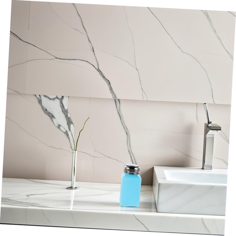 Levemolo 2pcs Static Press Down Alcohol Dispenser Pump Bottle Efficient