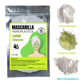 7 Mascarillas Hidroplásticas De Limón Aclarante De 100g