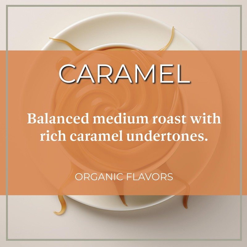 The Bean Organic Coffee Company Caramel, Medium Roast, Whole Bean