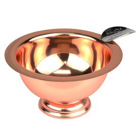 Stinky Cigar Personal Size Ashtray - Compact, Durable Windproof Stainless Steel Design with 1 Stirrup, Deep Bowl, Heat Resistant & Easy to Clean - Perfect Solo Smoker's Companion Copper Plated