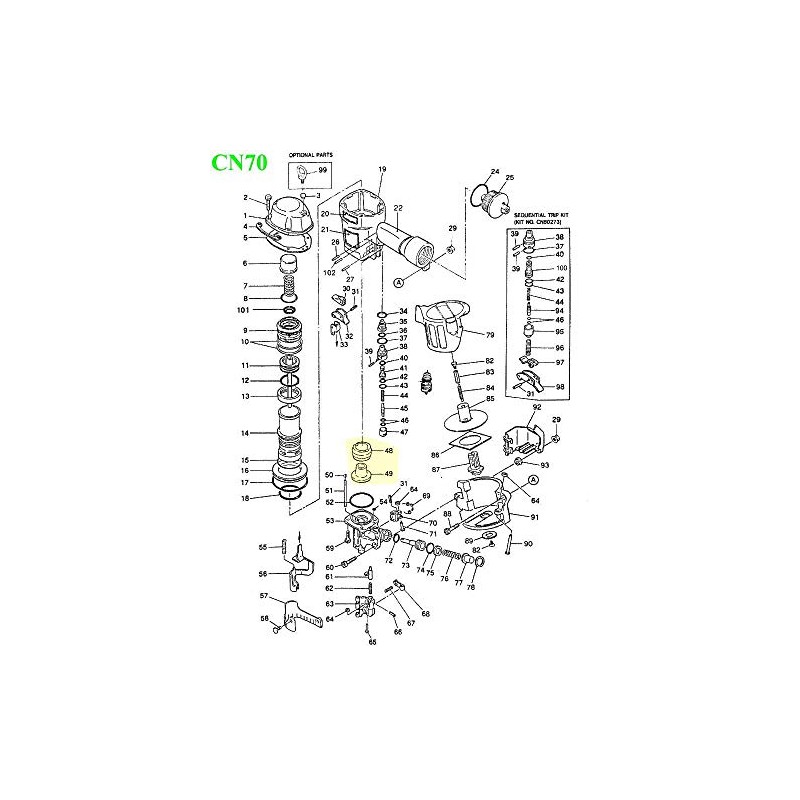 CoFast New Piston Bumper Set Top and Bottom for Aftermarket