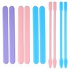 Framad 10PCS Silicone Stir Sticks for Resin, Reusable Waxing Wax
