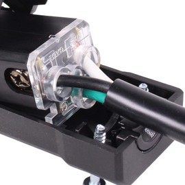 Journeyman-Pro Clamshell Plug & Connector Set 15 Amp 120-125 Volt, NEMA 5-15P + 5-15C (5-15R), Straight Blade, Male & Female Replacement Cord End, Commercial Grade PVC Black 5-Pairs (5)