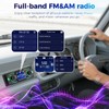 Single DIN Car Stereo with Touchscreen, Bluetooth Audio, Car Radio